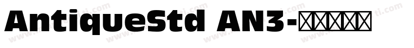AntiqueStd AN3字体转换